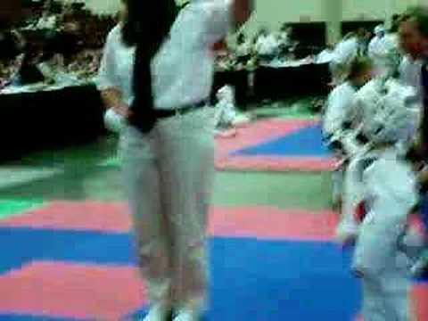 Johnathons 1st Tournament 1st Place Sparring