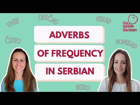 Adverbs of frequency in Serbian language
