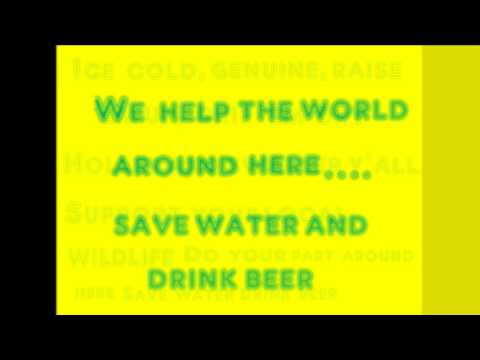 Save Water Drink Beer- Chris Young (with lyrics)