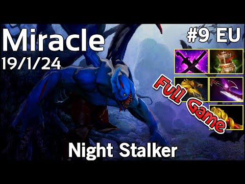 Miracle Night Stalker - Dota 2 Full Game