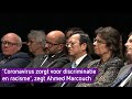 'Coronavirus zorgt voor discriminatie en racisme', zegt Ahmed Marcouch