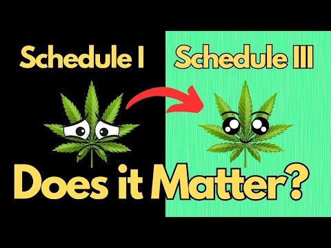 Does Schedule III matter for legalization or medical pot?