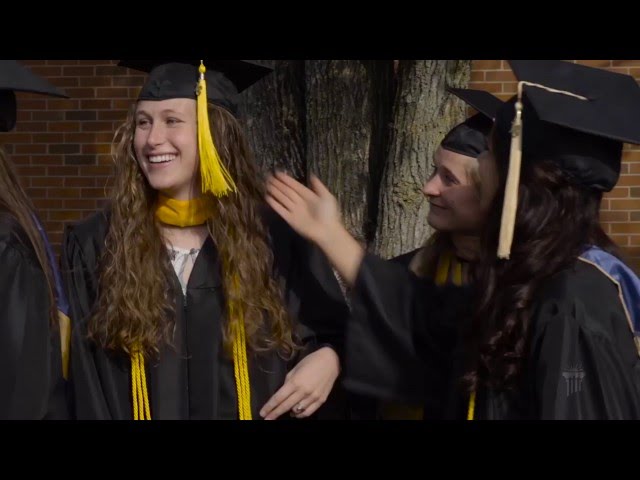 Thumbnail for video titled: Cedarville University Commencement 2016 Highlights