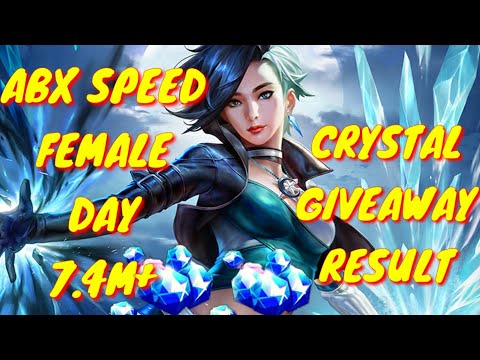 ABX Speed Female Day(Paralyze Season) & Crystal Coupon Giveaway Result
