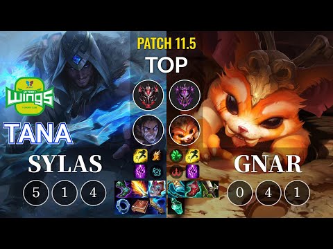 JAG TaNa Sylas vs Gnar Top - KR Patch 11.5