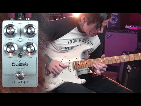 Cornerstone Music Gear Gladio SC Preamp / Overdrive Pedal White [New] image 6