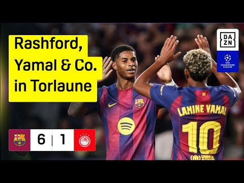 FC Barcelona - Olympiakos Piräus | UEFA Champions League | DAZN Highlights