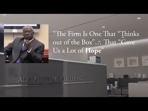 The Firm Is One That “Thinks out of the Box”… That “Gave Us a Lot of Hope” testimonial video thumbnail