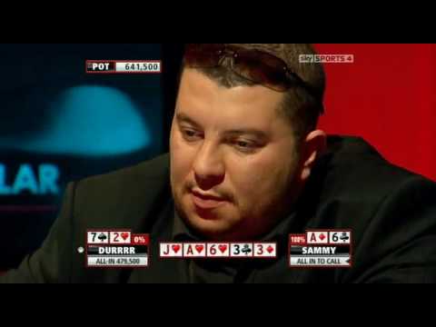 Tom Dwan (Durrrr) $400k 7-2 bluff  Full Tilt Durrrr Million Dollar Challenge