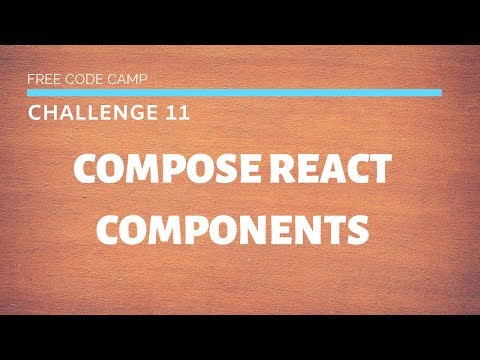 Fcc Compose React Components Solution