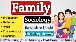 Family // Types Of Family // Characteristics & Function Of Family
