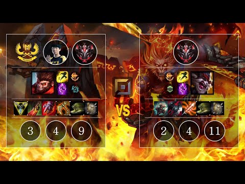 GAM Kiaya Wukong vs Kled Top - KR GrandMaster Patch 10.11