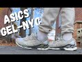 ANOTHER Pair Of ASICS In My Collection ASICS Gel NYC Gray Green Unboxing Review On Feet
