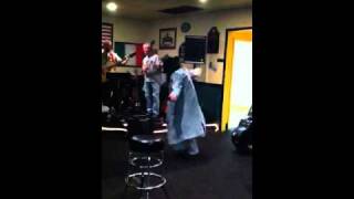 Crazy dreadnought groupie on meth