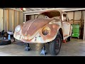 VW Beetle - Body Removed & Chassis Work