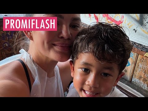 Video Thumbnail: Chrissy Teigens Sohn Miles zeigt stolz seinen Glukosemonitor