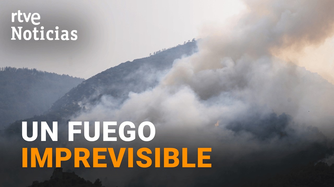 Incendios | Se reaviva el fuego de La Vall d’Uixò (Castellón) con varios rebrotes | RTVE Noticias