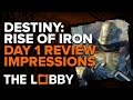 Destiny: Rise of Iron Review Impressions - The Lobby