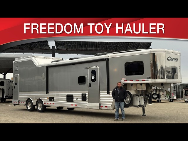 Preview image of Cimarron Freedom Living Quarters Gooseneck Toy Hauler youtube video