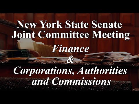 Joint Senate Standing Committee on Finance & Corporations, Authorities and Commissions - 05/21/2024
