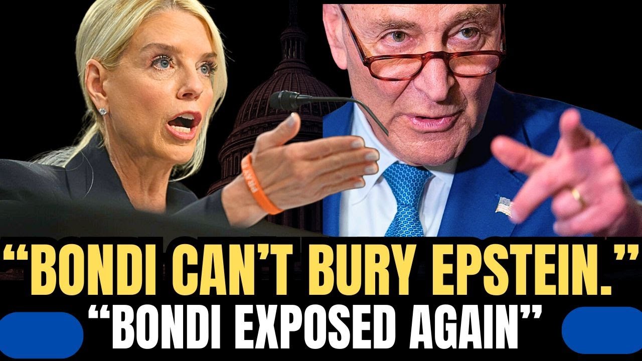 Bondi Under Fire as Schumer  EXPOSES DOJ Demands Full Epstein File Release