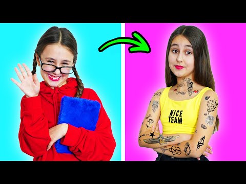 Trucos Geniales Para Ser Popular en la Escuela || Momentos divertidos con amigos para siempre