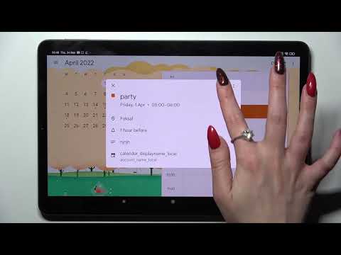 Xiaomi Pad 5 - Add Event to Calendar NOW | How to add event to calendaar on Xiaomi Pad 5