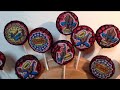 Spiderman Edible Images Oreo Cookie Pops