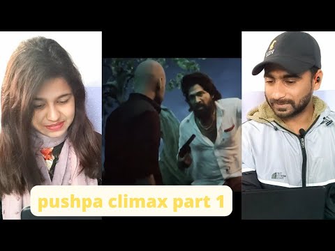 Pushpa Climax Scene Reaction | Icon Star Allu Arjun vs Fahadh Faasil| Sukumar | couple reaction