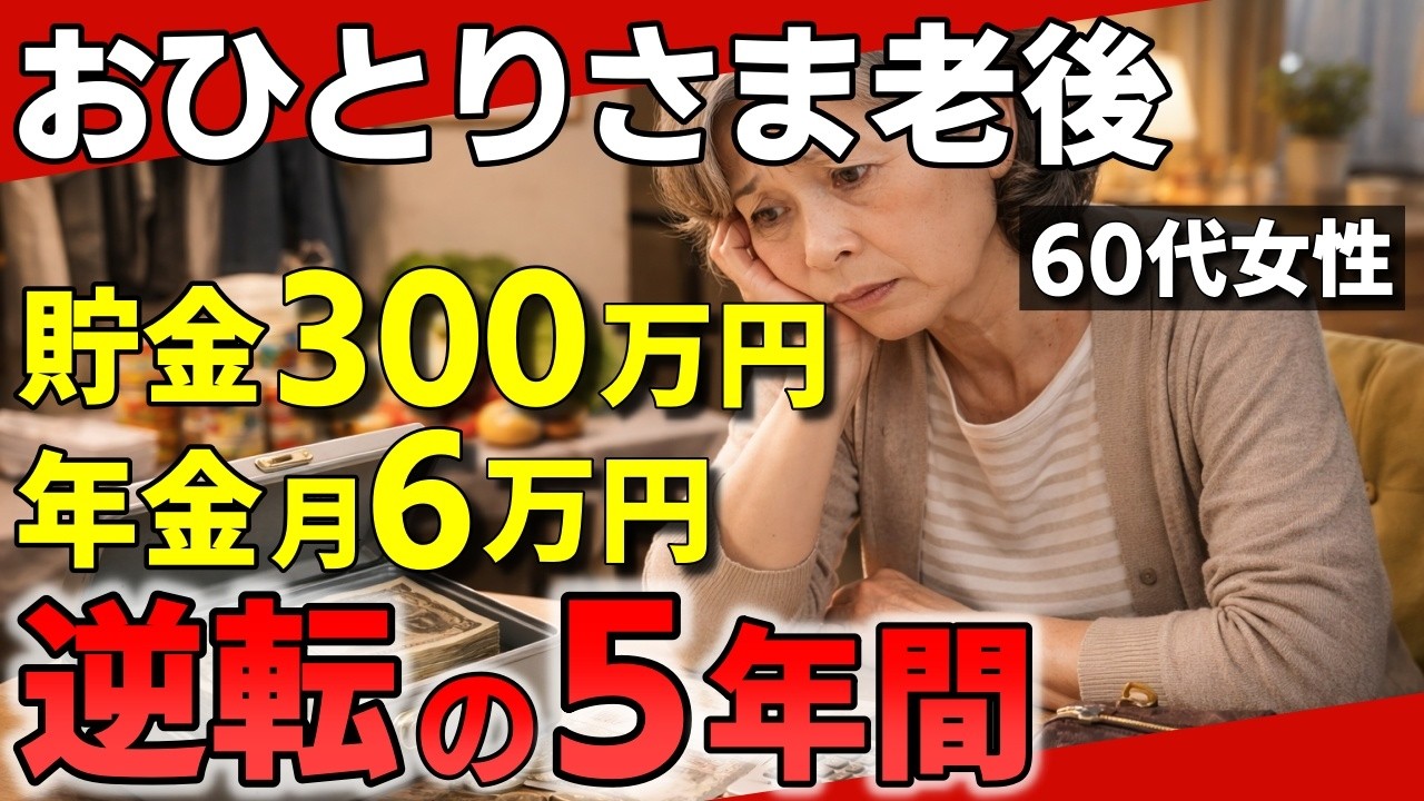 【老後おひとりさま】60代独身・貯金300万円で迎えた老後生活の現実…“予想外の結末”とは？
