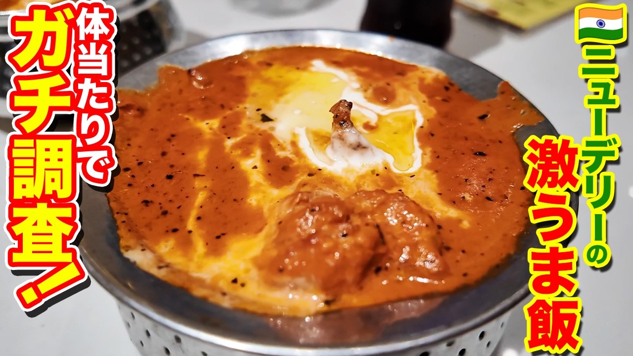 【インド】これが最強カレーの実力!?ニューデリーの街角グルメをガチ検証した結果！