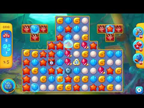 Fishdom 6416 Level - 18 moves - NO BooSTERS