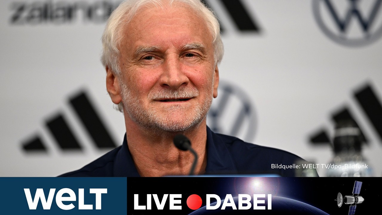 FIFA WM 2025: DFB-Pressekonferenz der Nationalmannschaft mit Rudi Völler | WELT Livestream