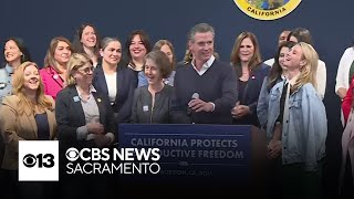 Gov. Newsom discusses California's response to Arizona abortion ban