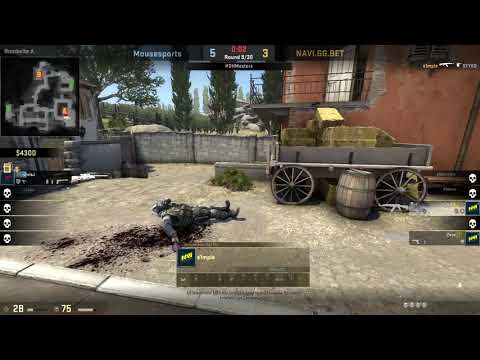 CS:GO - S1MPLE VS MOUSESPORTS