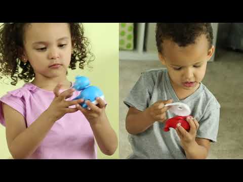 Видео обзор Развивающая игра с числами и цветами "Киты: мамы и малыши" Learning Resources