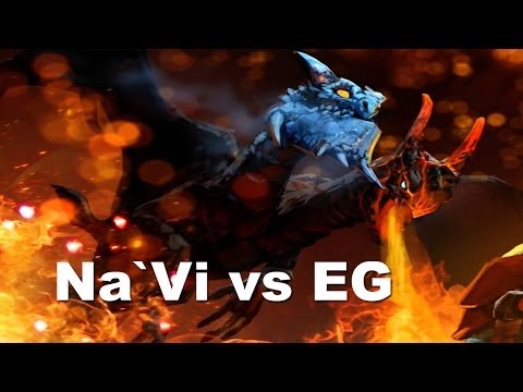 Dota 2 Na`Vi vs EG back and forth action