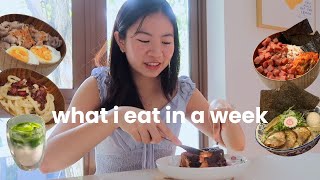 what i eat in a week in singapore (realistic + simple) 🥬🍜🥫