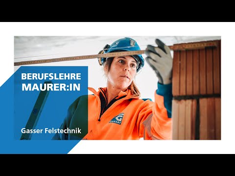 Maurer:in EFZ | Berufslehre bei Gasser Felstechnik