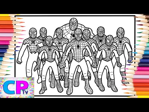 Spiderman All Colors and Styles Coloring Pages/Clarx & Harddope - Castle [NCS Release]