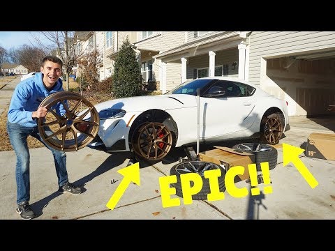 Unveiling New Forged Wheels For My A90 Toyota Supra!!