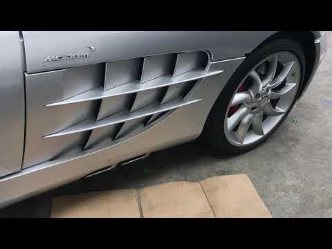 McLaren Mercedes SLR Cold start up exhaust sound