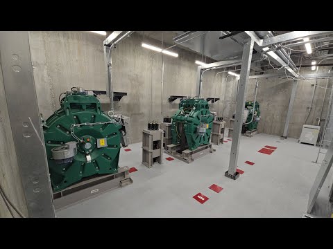 AWESOME Brand-New 500FPM Kone Polaris Traction Elevator Machine Room with MX32 Machines