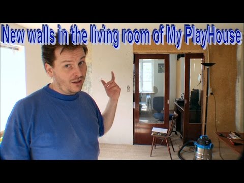 Renovate two walls, in living room of My PlayHouse - 162