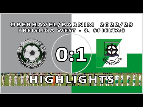SG STORKOW - SV MÜHLENBECK 0:1 - Highlights [KL West 2022/23 - 3. Spieltag]