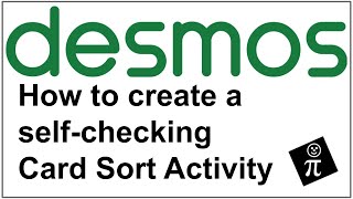 Creating a self-correcting Desmos Card Sort