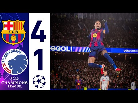 Barcelona vs Copenhagen 4-1 | All Goals & Highlights | Champions League 2026