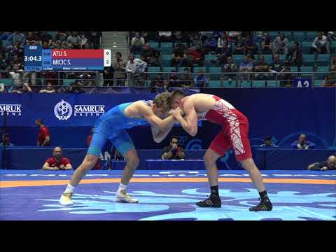 1/4 FS - 57 kg: S. ATLI (TUR) v. S. MICIC (SRB)