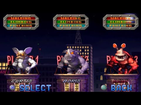 Rampage 2: Universal Tour All Characters [PS1]