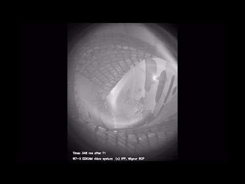Wendelstein 7-X plasma video